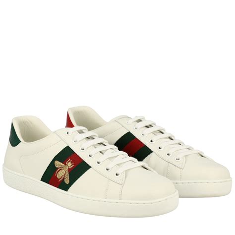 white gucci shoes men's|all white gucci shoes men.